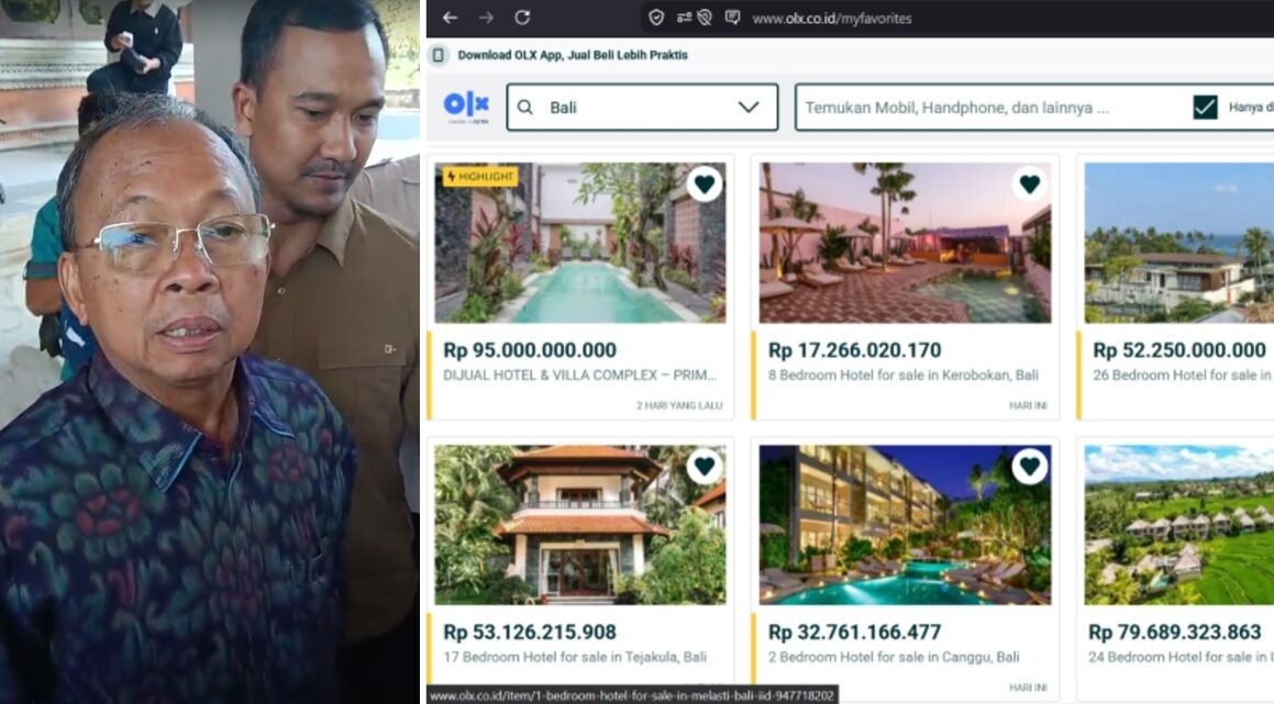Ratusan Hotel dan Vila Bali Dijual di Internet, Koster: Ini Soal Bisnis Pemiliknya, Bukan Bali