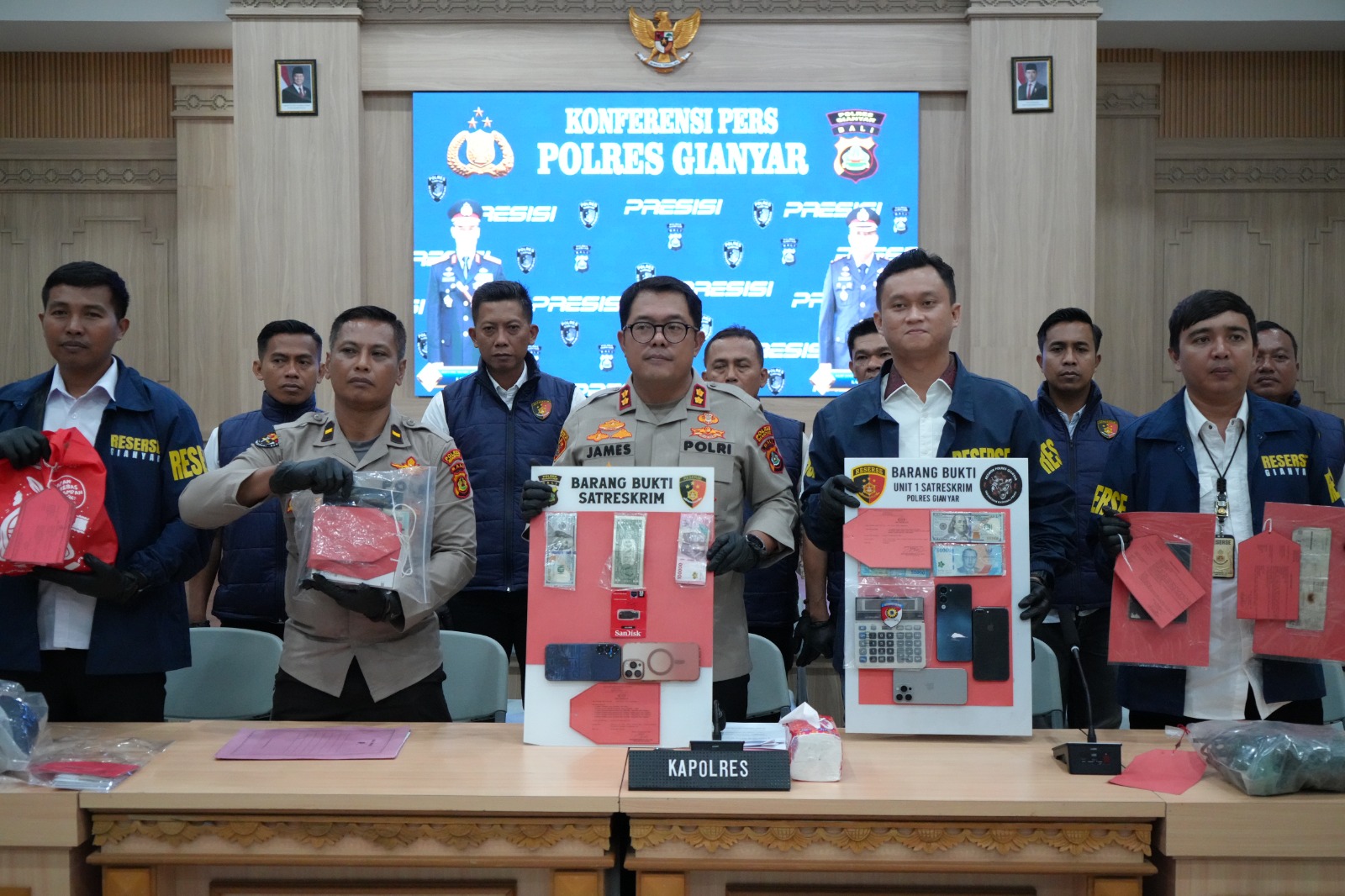 Libatkan WNA Aljazair dan Rusia, Polres Gianyar Ungkap 30 Kasus September 2026