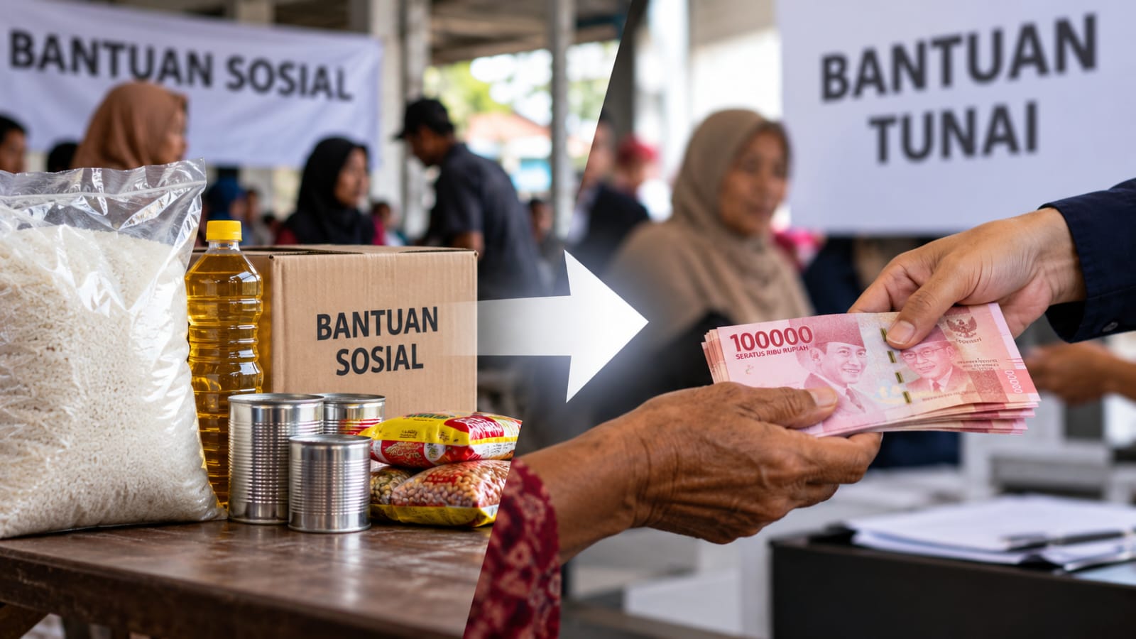 Era Baru Bansos: Dari Barang Beralih ke Uang Tunai