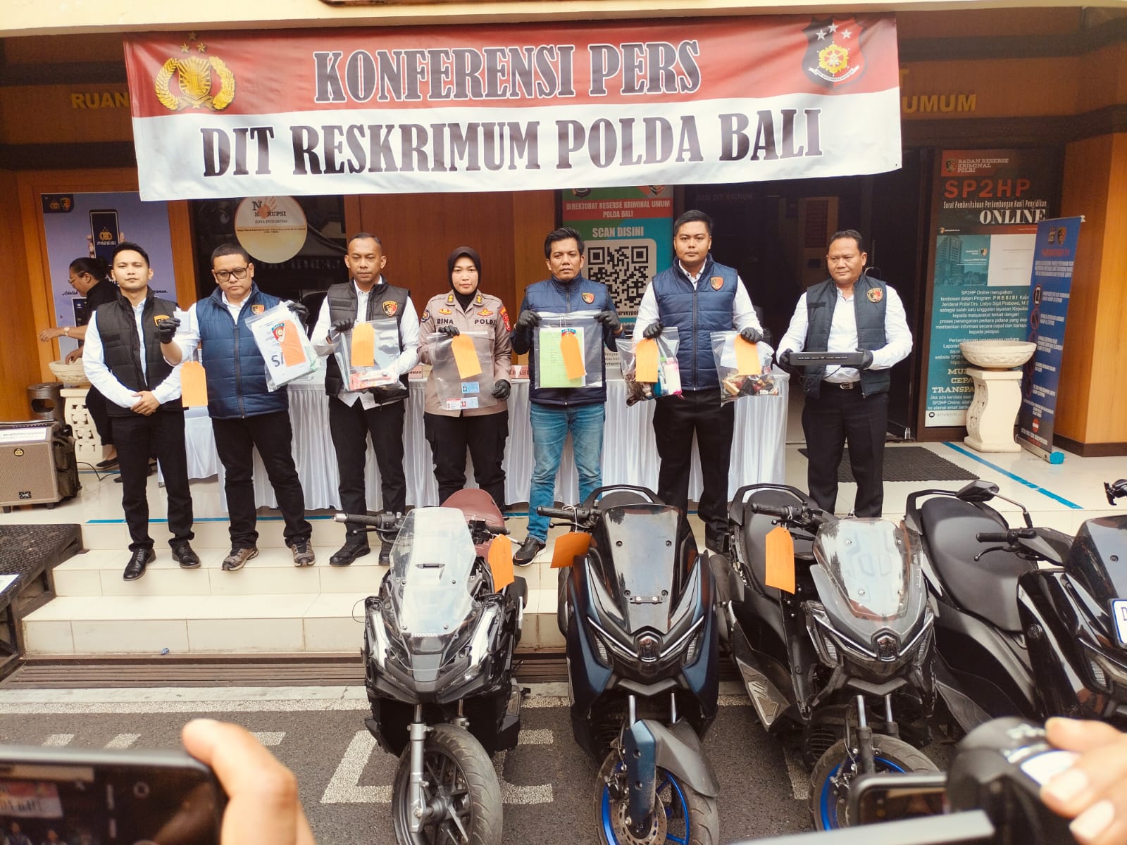 Polda Bali Bongkar Sindikat “Sidatapa”, Lima Tersangka Diduga Terlibat Penggelapan Kendaraan Rental