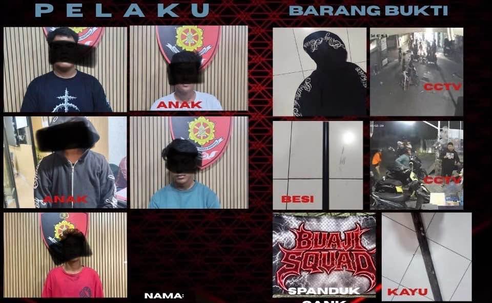 Viral Pengeroyokan di Denpasar, Geng 'Buaji Squad' Diringkus Polda Bali