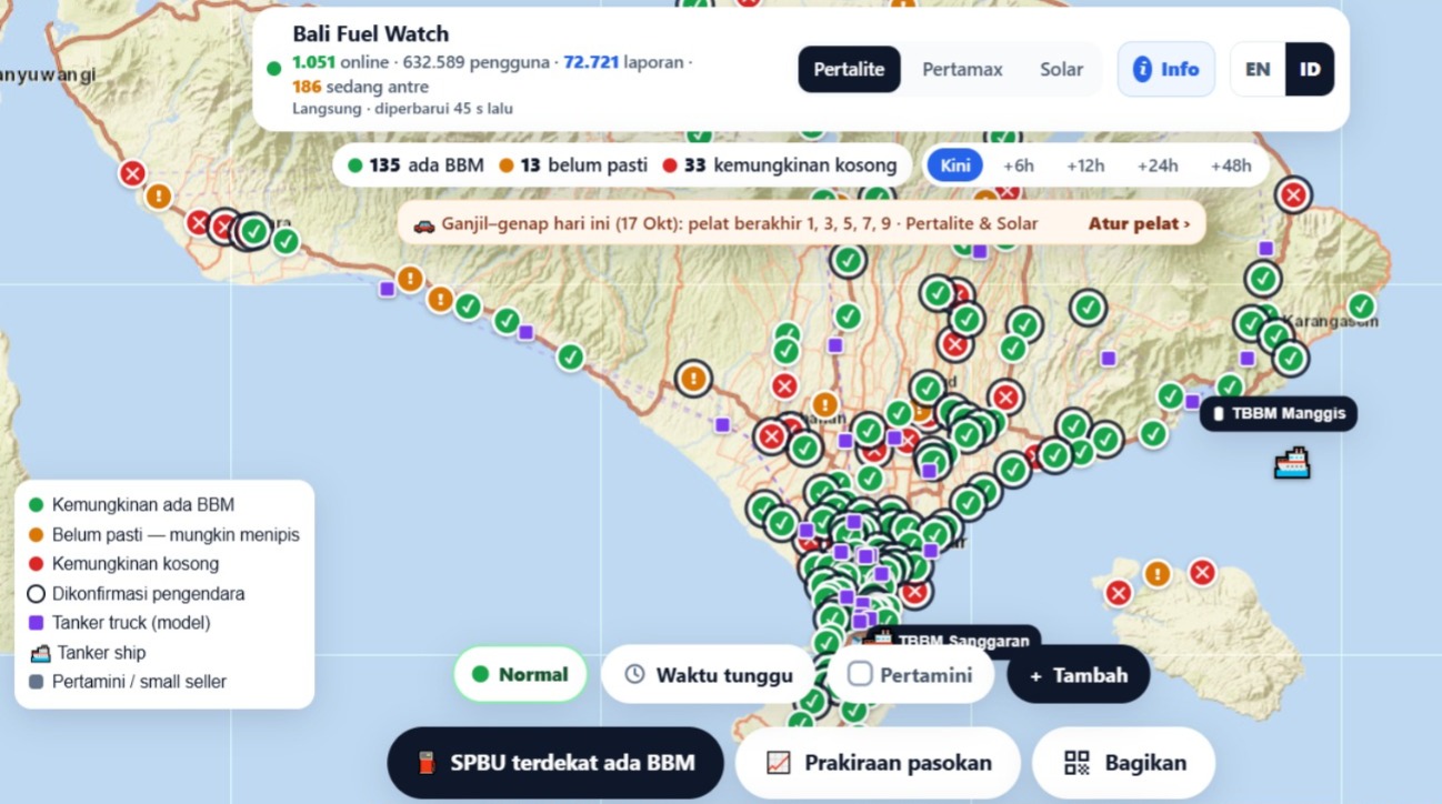 Pertamina Klaim Antrean BBM di Bali Mulai Melandai