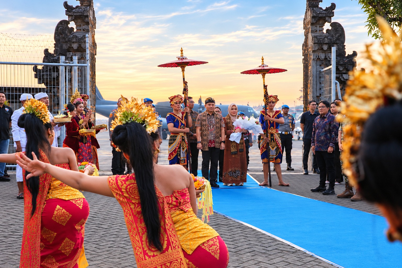 Tiba di Bali, Kapolda Baru Pasma Royce Disambut Tari Pendet, Sertijab Pataka Digelar Besok