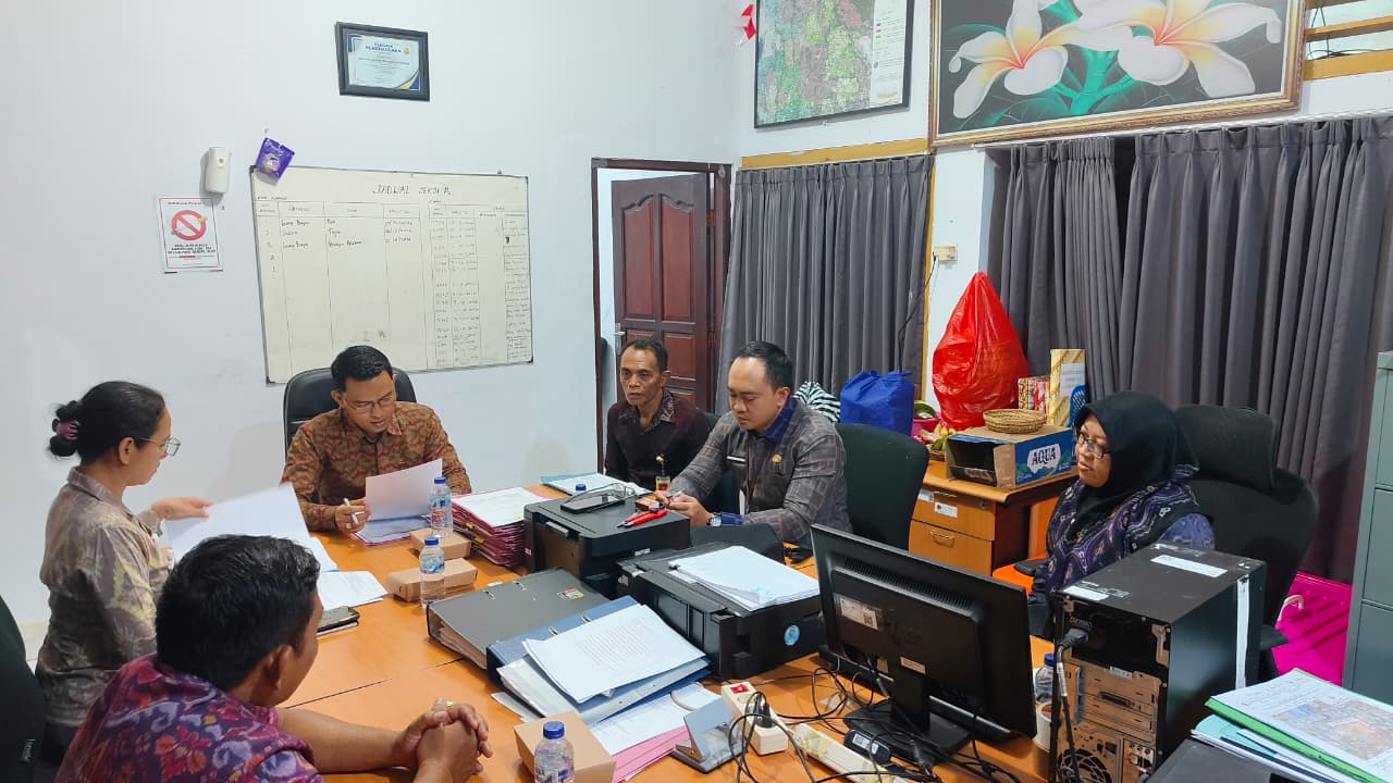 Kantah Klungkung dan Dinas PUPRPKP Bahas Kesesuaian Pemanfaatan Ruang Nonberusaha